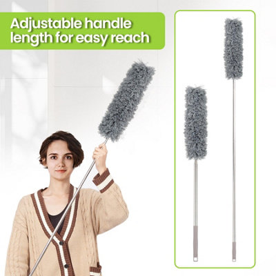Telescopic Feather Duster With Extendable Handle - 8