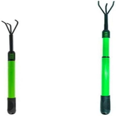 Telescopic Hand Held Cultivator - Extendable Gardening Hand Tool - Ideal For Gardening, Planting & Weeding