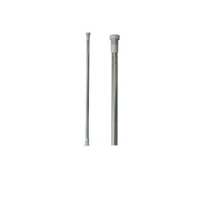 Telescopic Metal Shower Curtain Rod Pole For Bathroom Size:  110 - 200