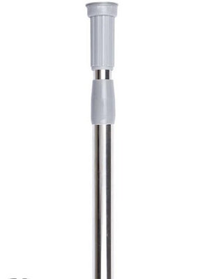 Telescopic Metal Shower Curtain Rod Pole For Bathroom Size: 140 - 260