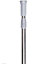Telescopic Metal Shower Curtain Rod Pole For Bathroom Size: 140 - 260