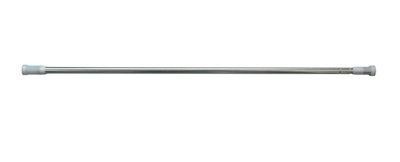 Telescopic Metal Shower Curtain Rod Pole For Bathroom Size: 140 - 260 - 6