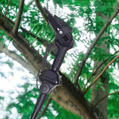 Telescopic Pole Chainsaw Long Reach Electric Tree Pruner Trimmer Branch