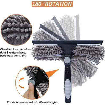 Telescopic window cleaner kit, glass cleaning squeegee and washer ...