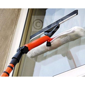Telescopic Window Cleaner Kit Window Cleaning Equipment Squeegee Soft Head 3.5m