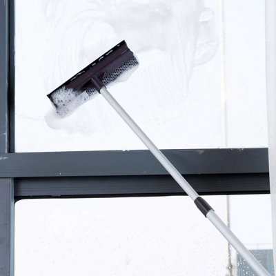 Telescopic Window Cleaning Equipment Extendable Squeegee with Sponge 60 ...