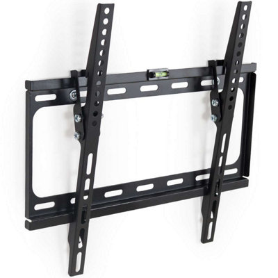 Television Bracket - 26-75 inch screens, tiltable, width-adjustable TV wall mount - black