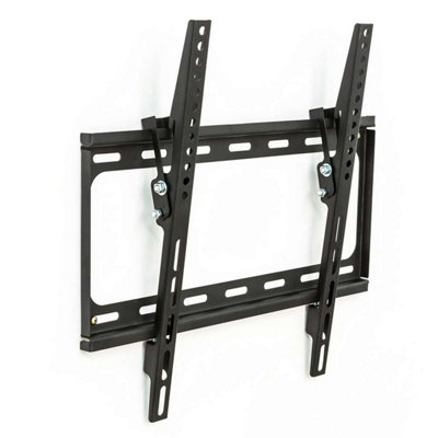 Television Bracket - 26 -75 inch screens, tiltable, width-adjustable TV wall mount - black