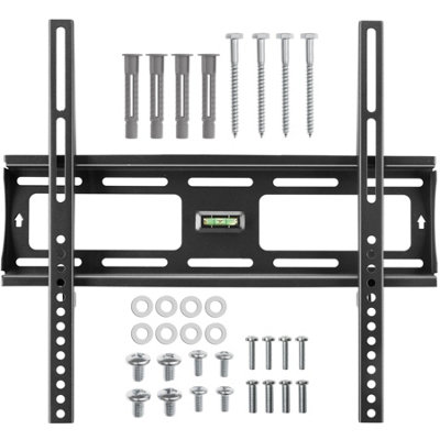 Television Bracket - 26-75 inch screens, width-adjustable TV wall mount 100 kg - black Price Comparisons | Compare The Build