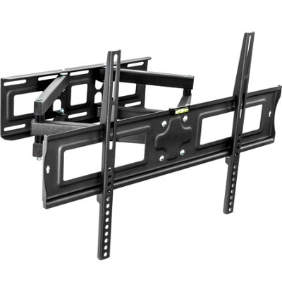 Television Bracket - 32-100 inch screens, extendable, tilt, swivel, width-adjustable - black