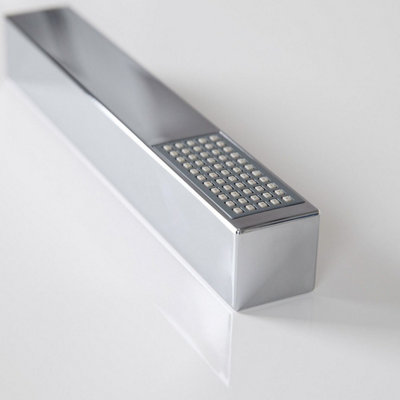TEMEL BATHROOM CONCEALED THERMOSTATIC SHOWER MIXER VALVE SQUARE SLIM HEAD 300MM - 5