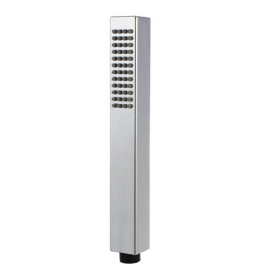 TEMEL THERMOSTATIC CONCEALED SHOWER MIXER BATHROOM SQUARE SLIM CHROME HEAD SET - 4