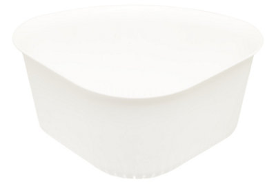 Temel White Triangle Sink Strainer