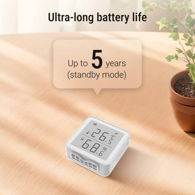Temp & Humidity Monitor - Precise, App Enabled, Hub Required