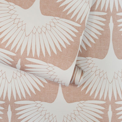 Tempaper Feather Flock by Genevieve Gorder Peel and Stick Wallpaper ...