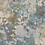 Tempera Concrete Effect Wallpaper Blue GranDeco EP3001