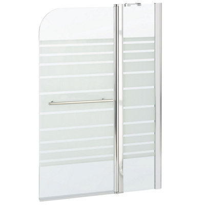 Tempered Glass Shower Bath Screen 140 x 100 cm TUAPI
