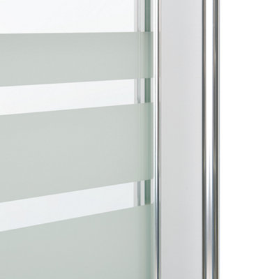 Tempered Glass Shower Bath Screen 140 x 120 cm TUAPI - 4