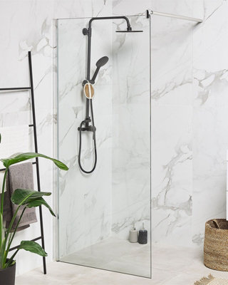 Tempered Glass Shower Screen 100 x 190 cm AHAUS