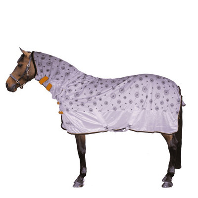 Tempest Dandelions Horse Combo Fly Rug White/Blue (66in) Price Comparisons | Compare The Build