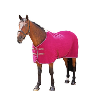 Tempest Fleece Horse Rug Maroon (69in)