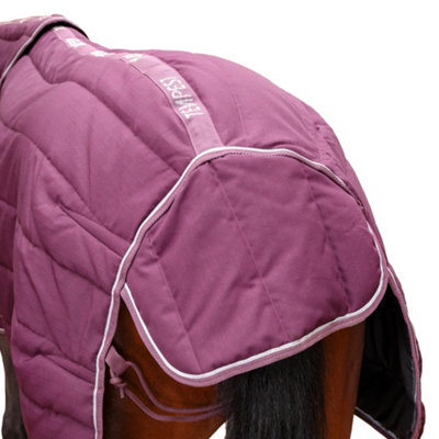 Tempest Original Combo Neck Horse Stable Rug & Neck Burgundy (4 9