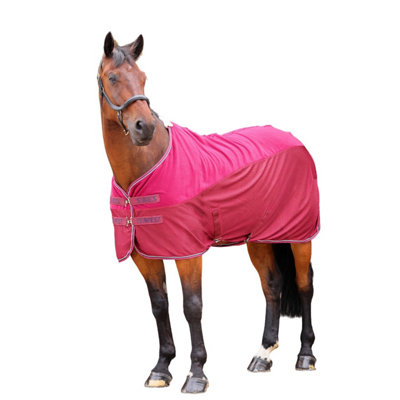 Tempest Original Mesh Horse Cooler Rug Maroon (78in)