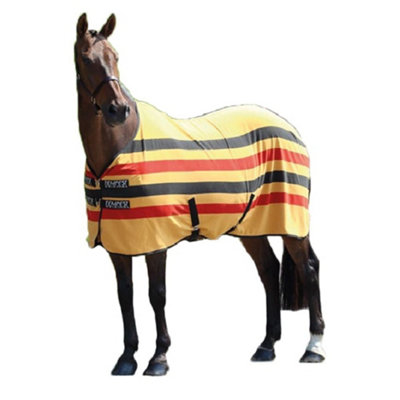 Tempest Original Newmarket Standard-Neck Horse Fleece Rug Yellow/Black/Red (6' 9") Price Comparisons | Compare The Build