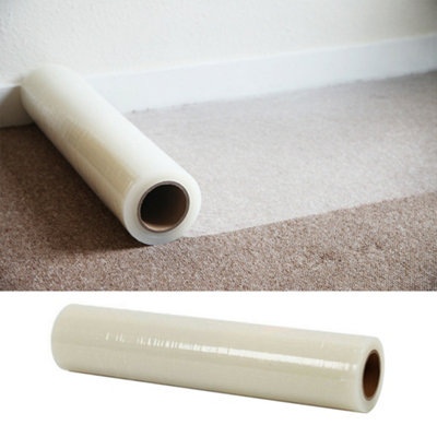 Temporary Clear Self Adhesive Protective Flim Roll 60cm W x 100m L