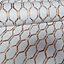 Tempus Copper & White Hexagon Geometric Wallpaper FD25049