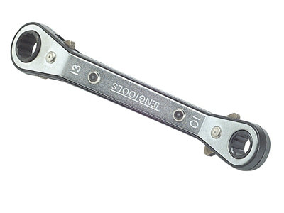 Teng 681013 Ratcheting Offset Ring Spanner (RORS) 10 x 13mm TEN681013