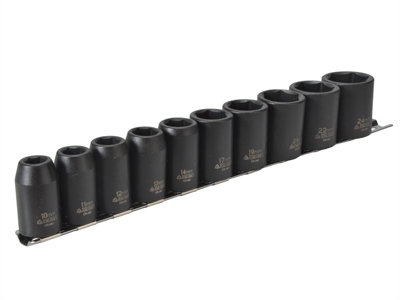 Teng 9121 9121 Impact Socket Set of 10 Metric 1/2in Drive TEN9121