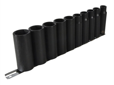Teng 9126 9126 Deep Impact Socket Set of 10 Metric 1/2in Drive TEN9126