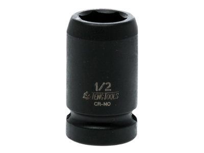 Teng 920116 Impact Socket Hexagon 6-Point 1/2in Drive 1/2in TEN920116N