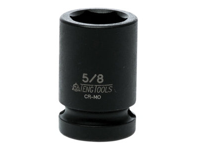 Teng 920120 Impact Socket Hexagon 6-Point 1/2in Drive 5/8in TEN920120N