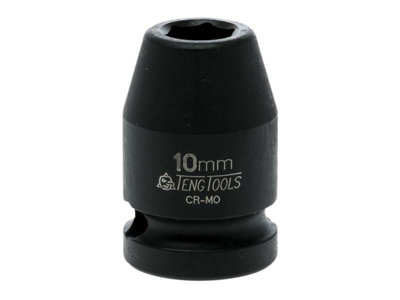 Teng 920510N Impact Socket Hexagon 6-Point 1/2in Drive 10mm TEN920510N
