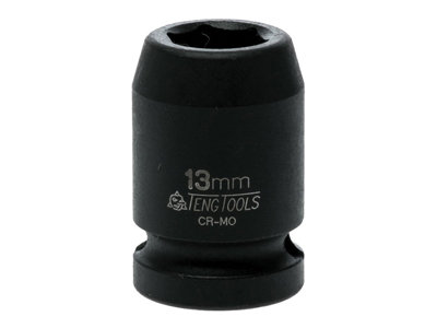 Teng 920513N Impact Socket Hexagon 6-Point 1/2in Drive 13mm TEN920513N