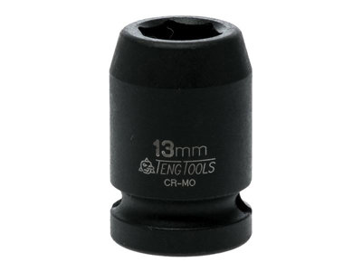 Teng 920513N Impact Socket Hexagon 6-Point 1/2in Drive 13mm TEN920513N