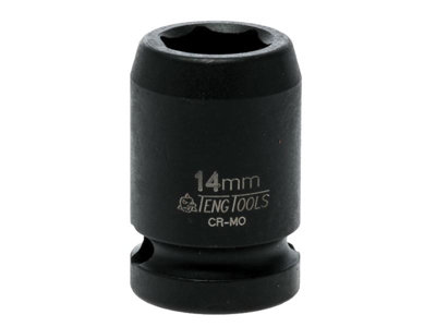 Teng 920514N Impact Socket Hexagon 6-Point 1/2in Drive 14mm TEN920514N