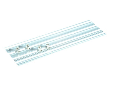 Teng ALU450 ALU450 45cm Single Track Socket Clip Rail TENALU450