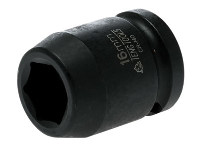 Teng - Impact Socket Hexagon 6-Point 1/2in Drive 16mm