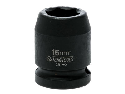 Teng Impact Socket Hexagon 6-Point 1/2in Drive 16mm