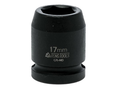 Teng Impact Socket Hexagon 6-Point 1/2in Drive 17mm