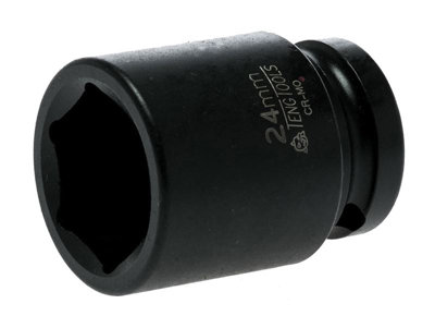 Teng - Impact Socket Hexagon 6-Point 1/2in Drive 24mm