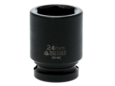 Teng - Impact Socket Hexagon 6-Point 1/2in Drive 24mm