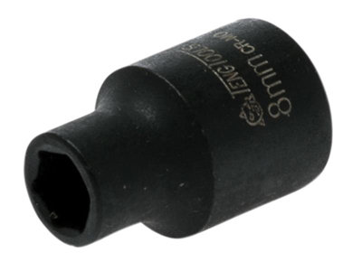 Teng  Impact Socket Hexagon 6-Point 3/8in Drive 8mm TEN980508