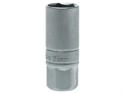 Teng M120046C Spark Plug Socket 1/2in Drive 21mm TENM120046