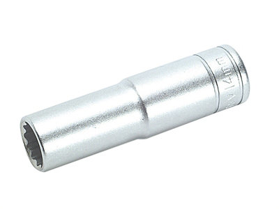 Teng M120624C Bi-Hexagon Socket Deep 12-Point 1/2in Drive 24mm TENM120624