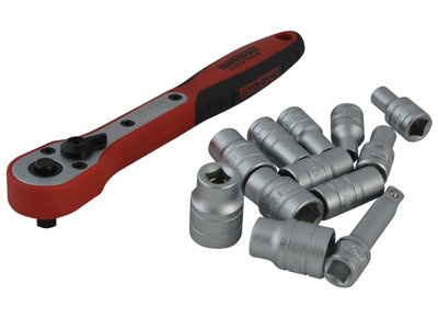Teng M1413N1 M1413N1 Basic Socket Set of 13 1/4in Drive TENM1413N1