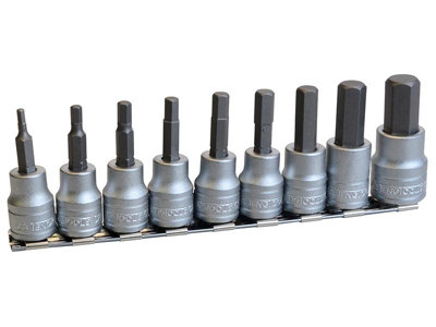 Teng M3812 M3812 Socket Clip Rail Hex Socket Metric 3/8in Drive TENM3812